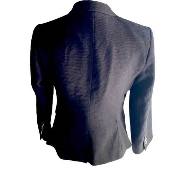 The Limited Black Long Sleeve Blazer with One Gold Button Size Small - Picture 3 of 5